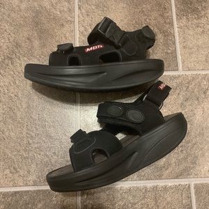 MBT KISUMU Leather Nubuck Tone Strappy Sandals